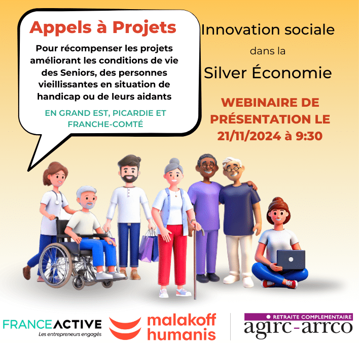 Edition 2024 : Appel à Projets Innovation Sociale dans la Silver Economie