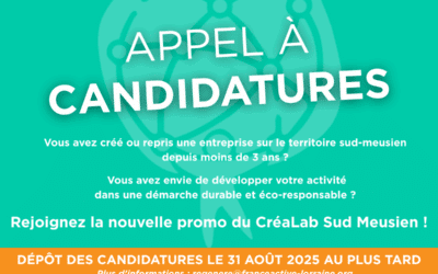 CréaLab Sud Meusien : appel à candidatures pour entrepreneurs engagés